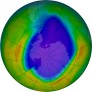 Antarctic Ozone 2016-09-29